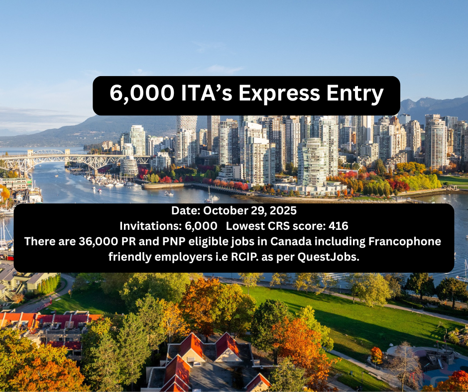 Express Entry Draw 6,000 French-Speaking Candidates Invited